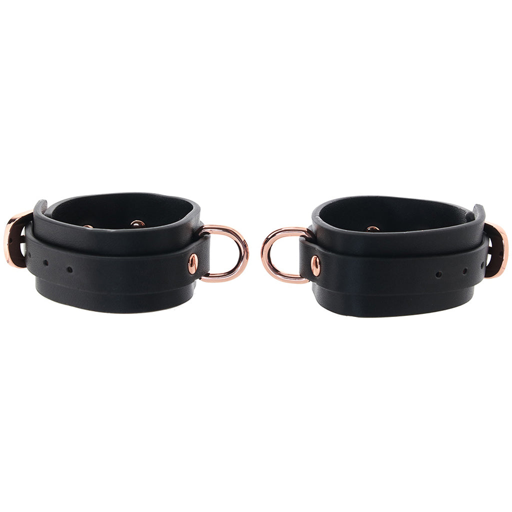 Bondage Couture Ankle Cuffs in Rose Gold Bondage and Fetish > Wrist and Ankle Cuffs - Tophatter Daily Deals
